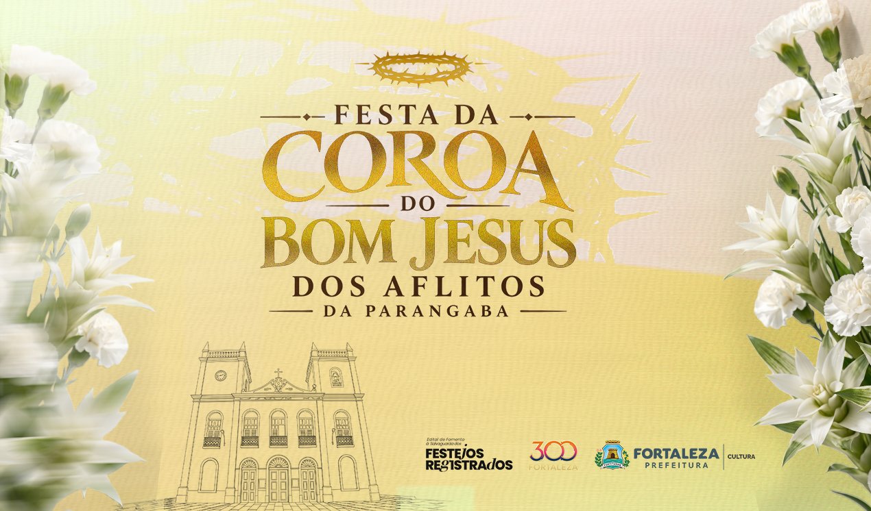 Festa da Coroa do Bom Jesus dos Aflitos da Parangaba inicia programação neste domingo (13/9)